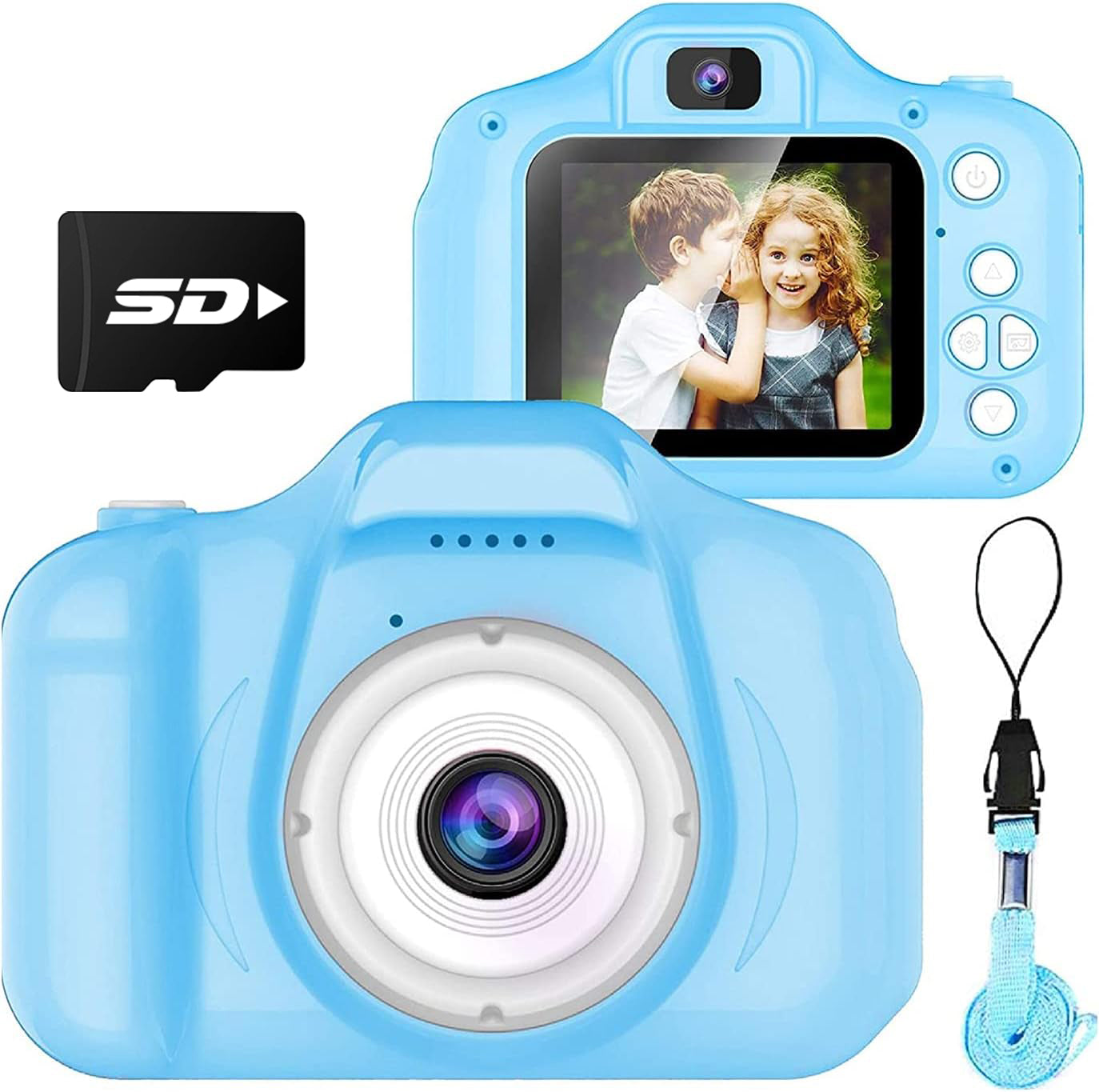 Dylanto Upgrade Kids Selfie Camera, Christmas Birthday Gifts for Girls&Boys Age 3-9, HD Digital Video Cameras for Toddler, Portable Toy for 3 4 5 6 7 8 9 Year Old Girls with 8GB SD Card-Purple
