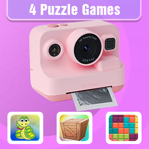 Dylanto Kids Camera Instant Print,1080P Kids Instant Cameras That Print Photos,Christmas Birthday Gifts for Girls Age 3-12,Portable Toy for 3 4 5 6 7 8 9 10 Year Old Girls Boys-Blue